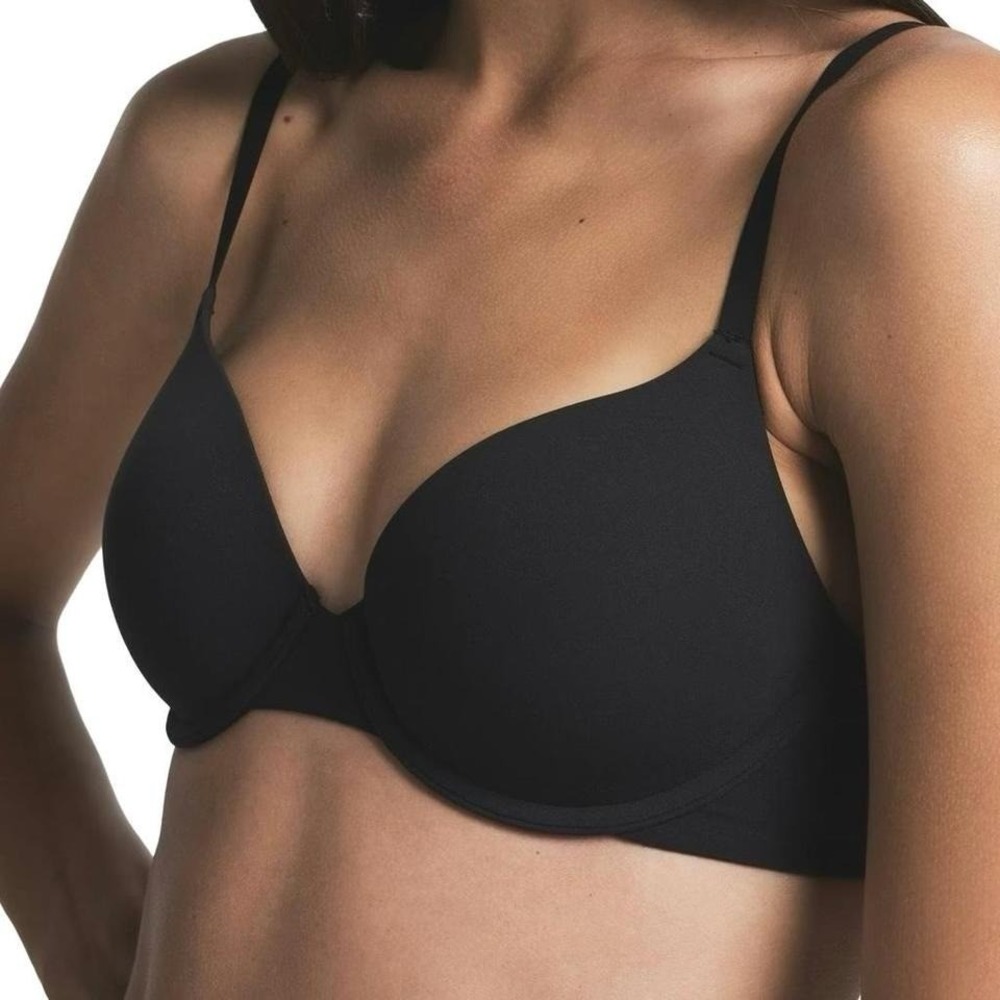 Skims Fits Everybody T-Shirt Bra Onyx Black 34DD BA-DEM-9221 - Picture 2 of 5
